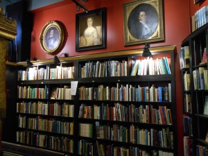 Western North Carolina section at Asheville's Battery Park Book Exchange & Champagne Bar.