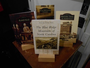 My book on display with three other Arcadia Publishing books at Battery Park Book Exchange & Champagne Bar.